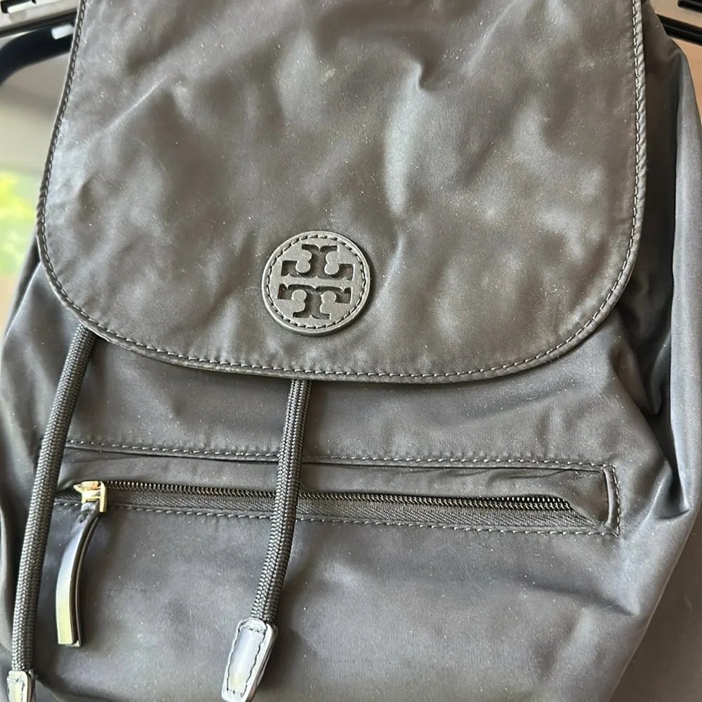 Tory Burch Gray Backpack
